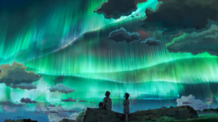 Niñosde Anime En 3d Que Persiguen Voces Perdidas En 8k Fondo de pantalla