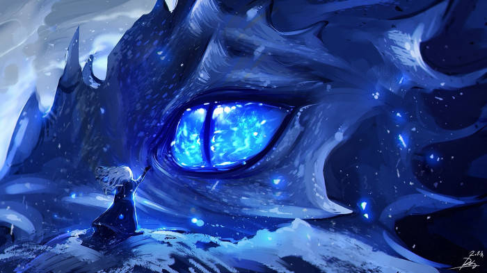 3d-animerad Daenerys Targaryen I 8k-upplösning. Wallpaper