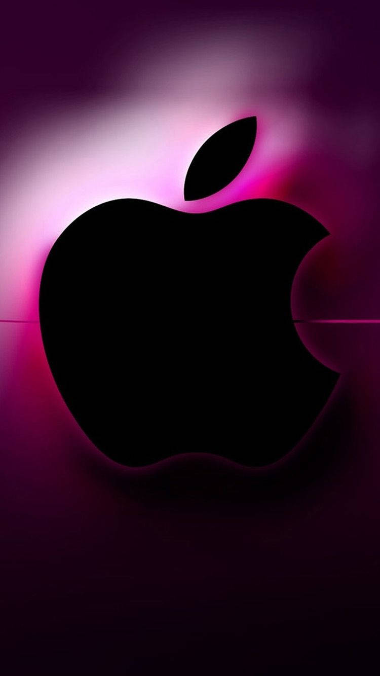 Download 3d Apple Iphone Logo Silhouette Wallpaper | Wallpapers.com