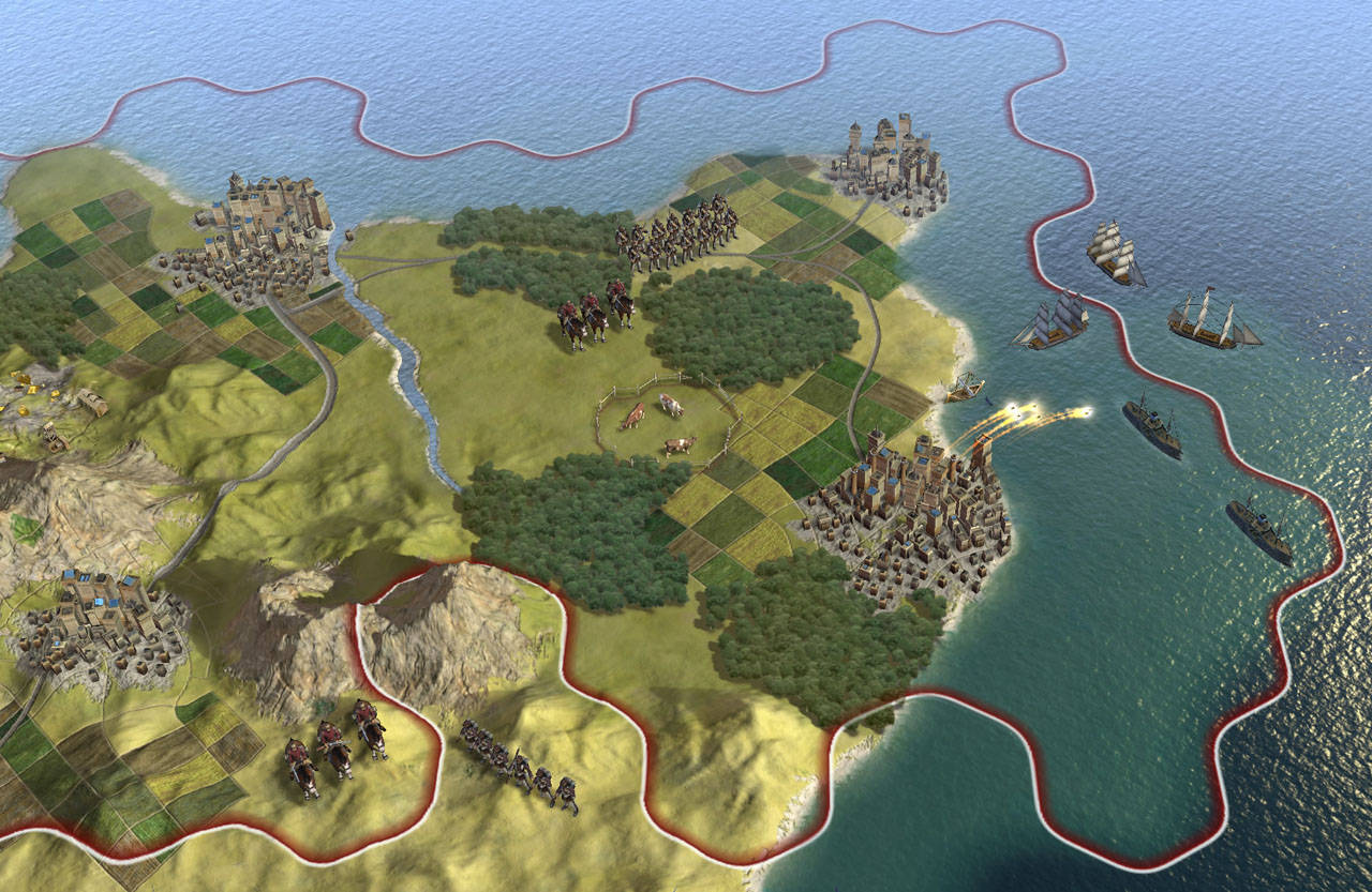 3D Archipelago Civilization 5 Wallpaper