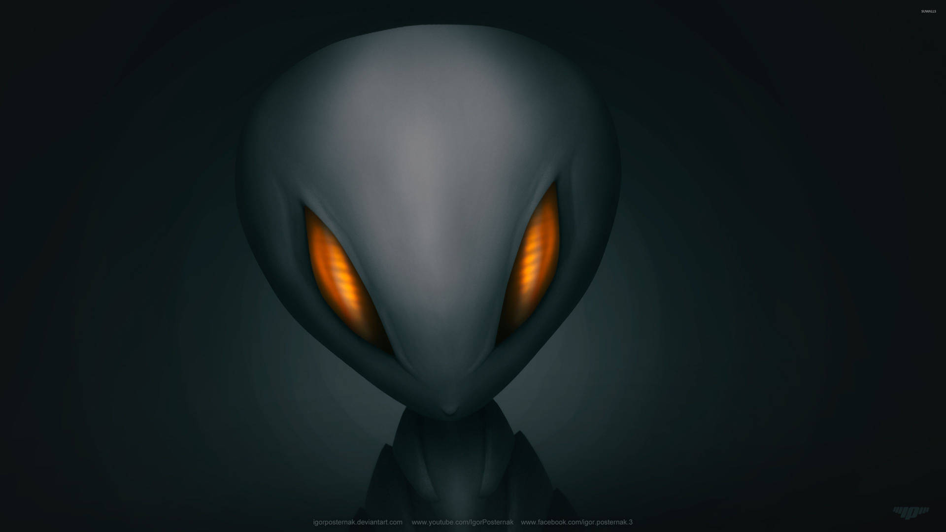 "An Alien Encounter" Wallpaper