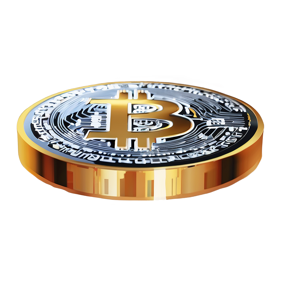 3d Bitcoin Representation Png Sos15 PNG