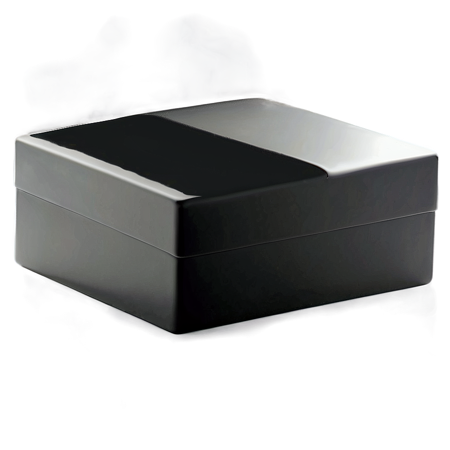 3d Black Box Png 05252024 PNG