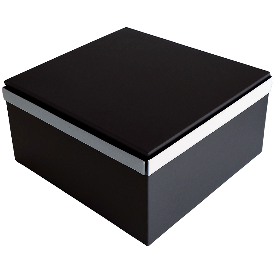 Download 3d Black Box Png 27 | Wallpapers.com