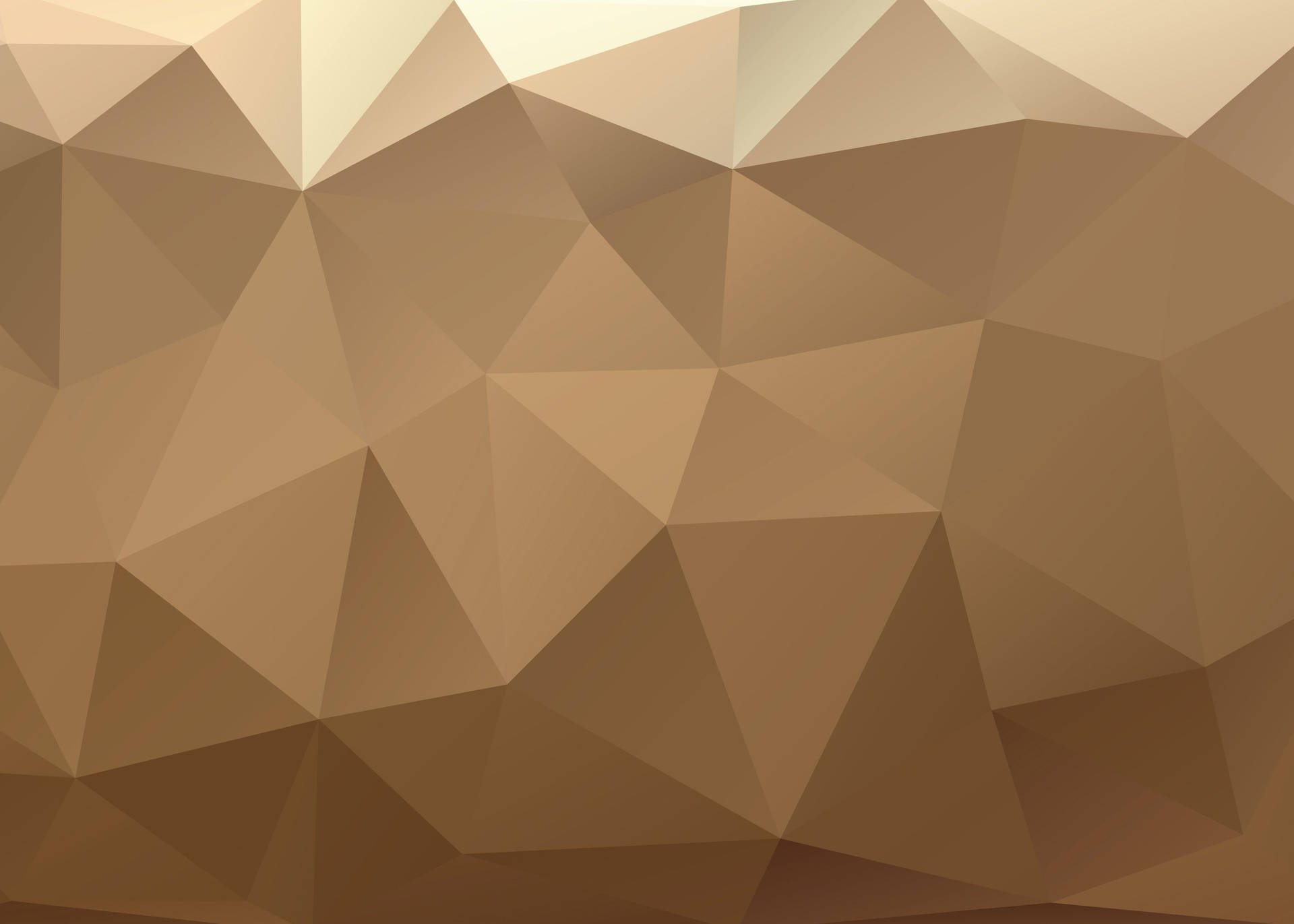 “Beautiful 3D Brown Polygon Texture” Wallpaper