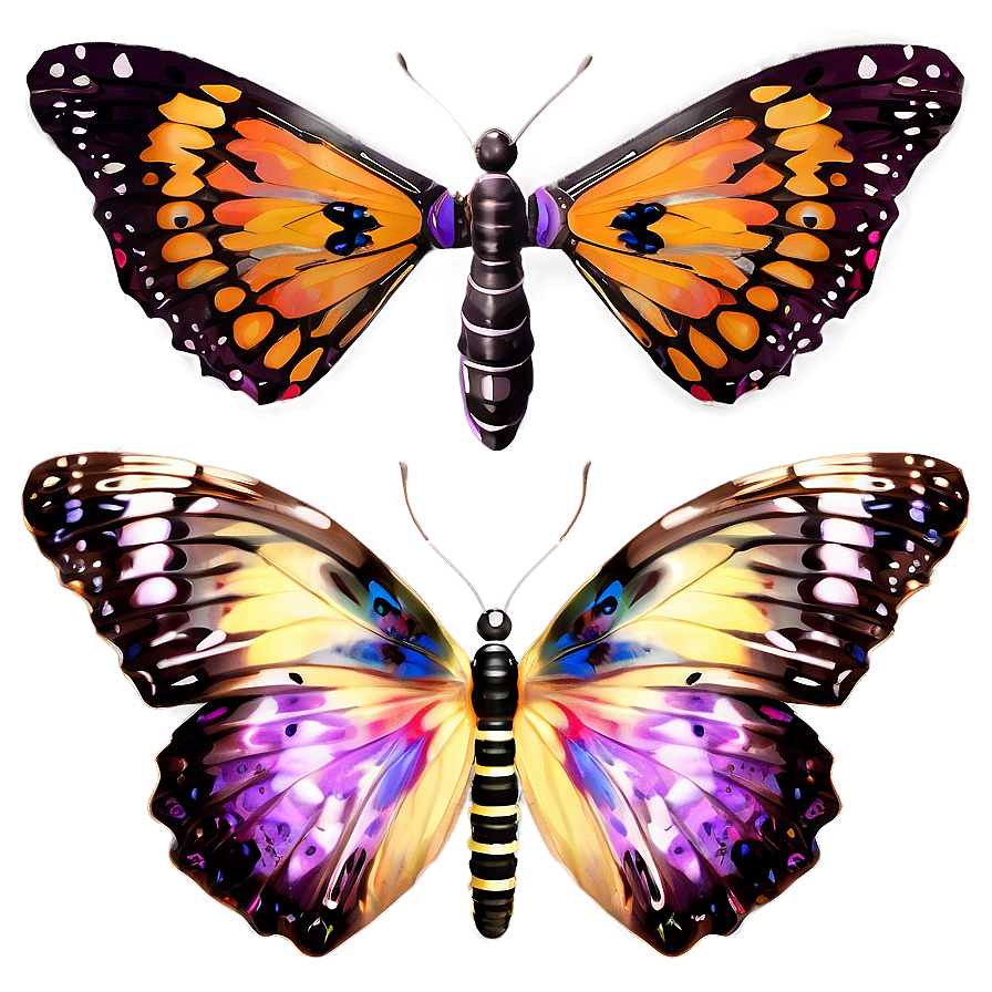3d Butterfly Model Png 04292024 PNG