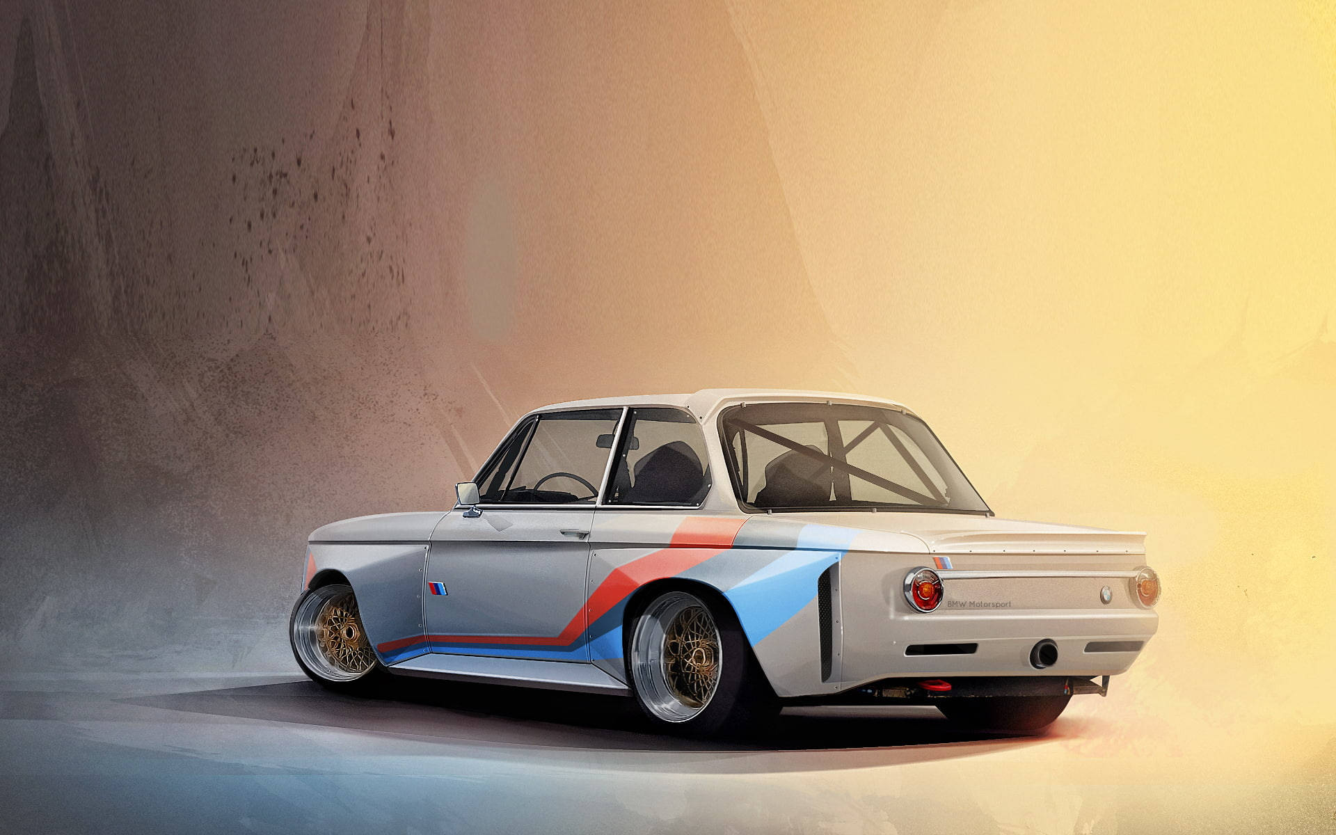 3D Car BMW 2002tii Wallpaper