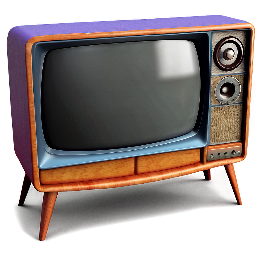 3d Cartoon Tv Model Png 06132024 PNG