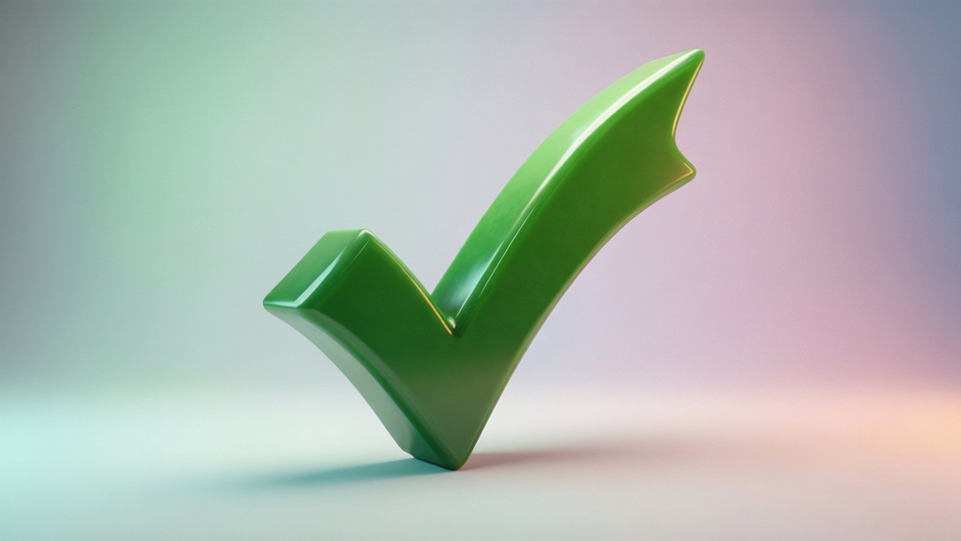 3D Checkmark Float Sfondi