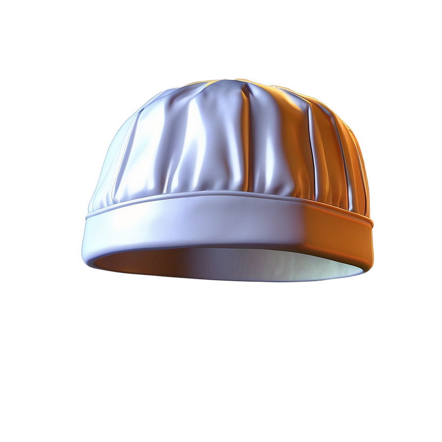 3d Chef Hat Model Png 05252024 PNG
