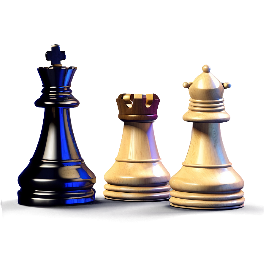 3d Chess Pieces Model Png Phu66 PNG