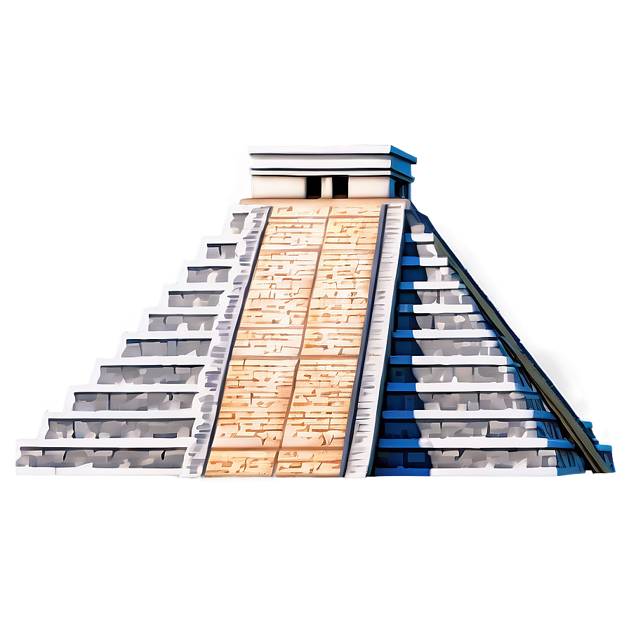 3d Chichen Itza Model Png 06252024 PNG