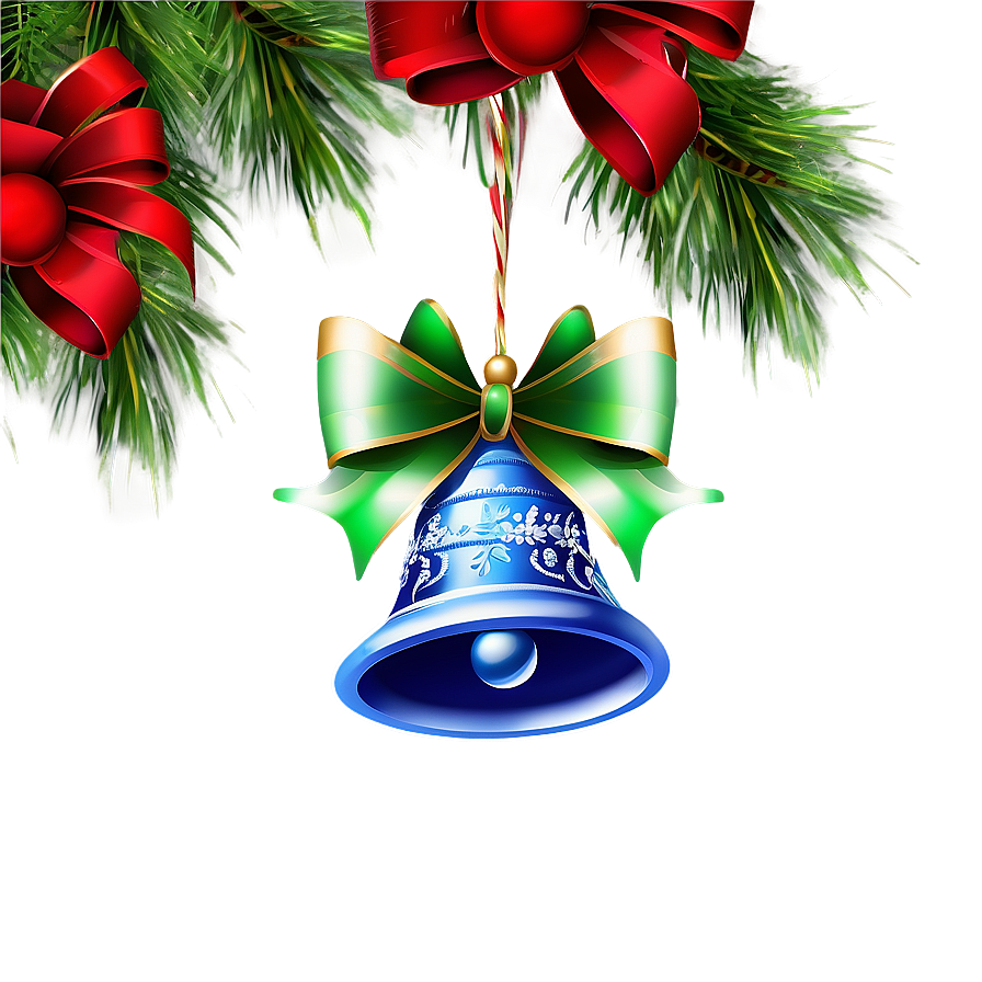3d Christmas Bells Png Eff PNG