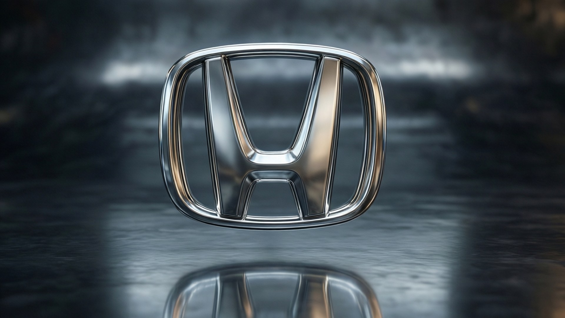 3D Chrome Mengambang Wallpaper