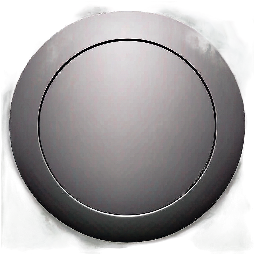 3d Circle In Monochrome Png 15 PNG