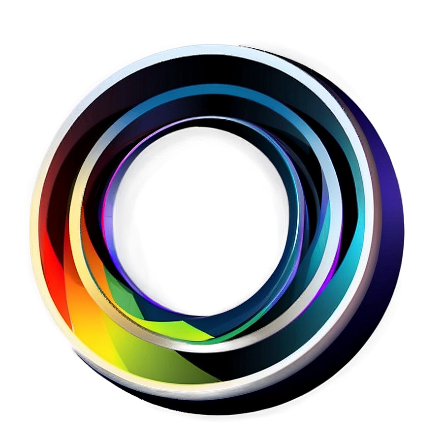 3d Circle With Cutout Effect Png 06272024 PNG