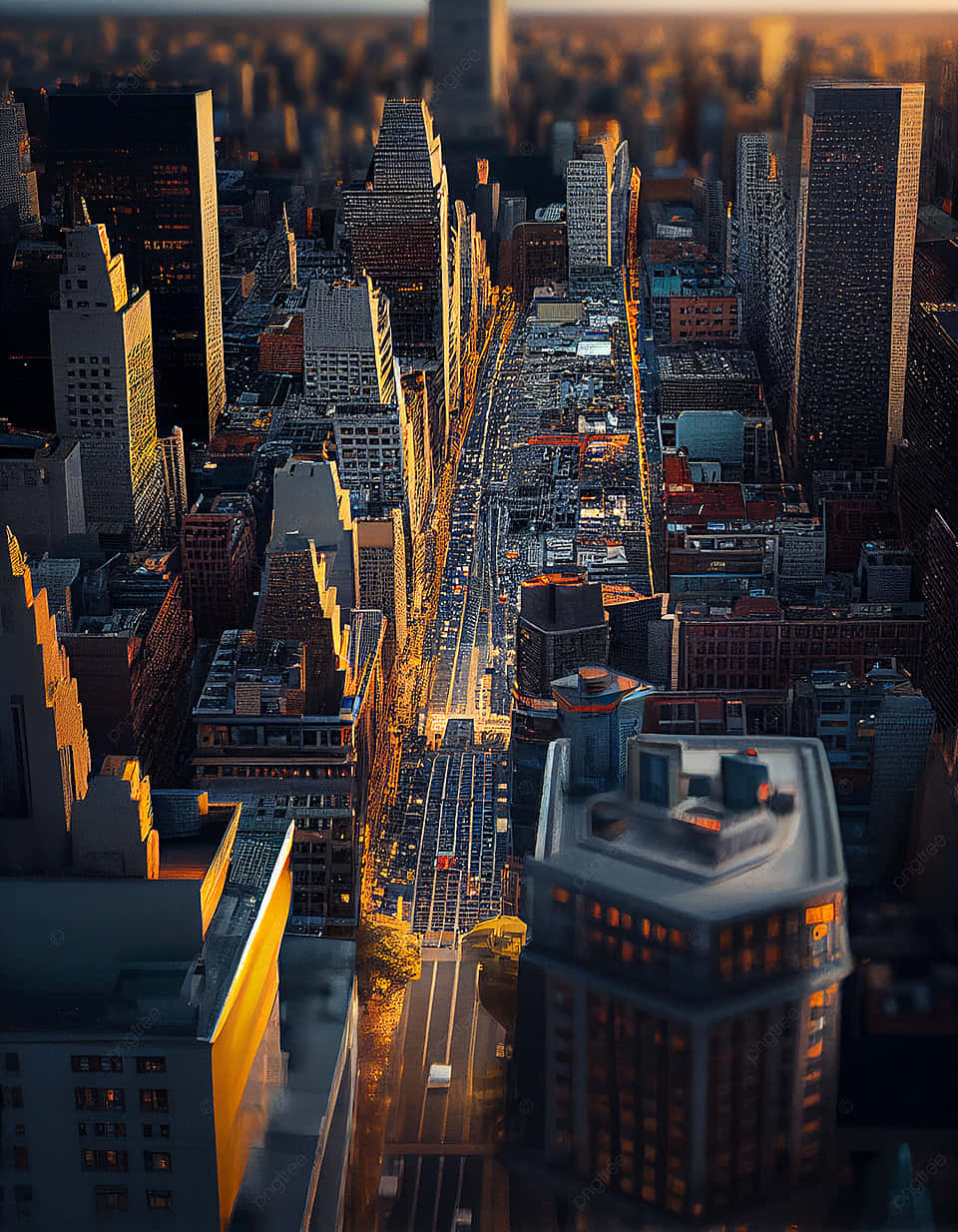3D Futuristic Cityscape Wallpaper