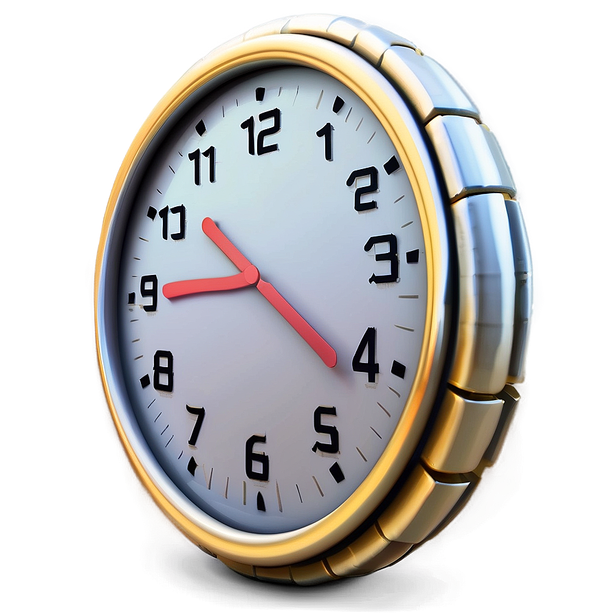 3d Clock Clipart Png Jhf PNG