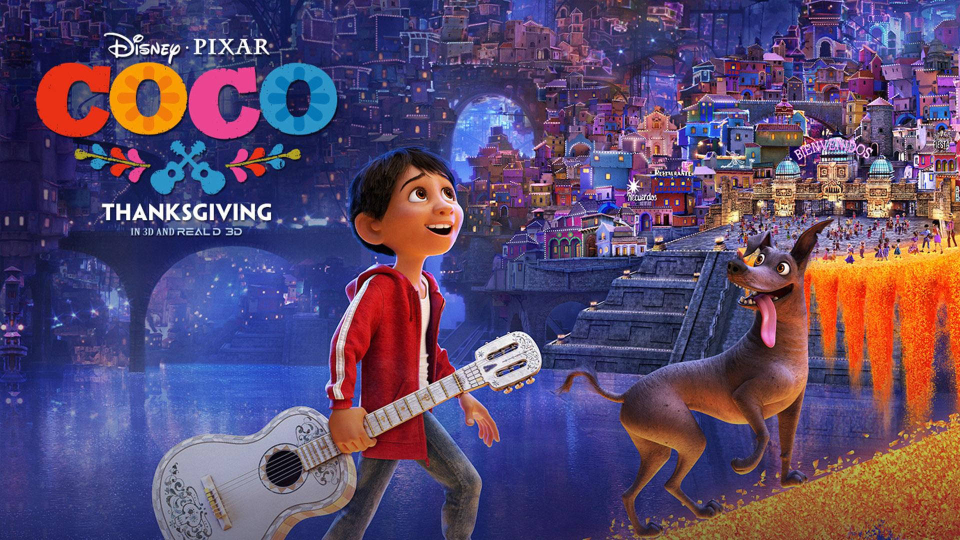 3d Coco Movie Poster