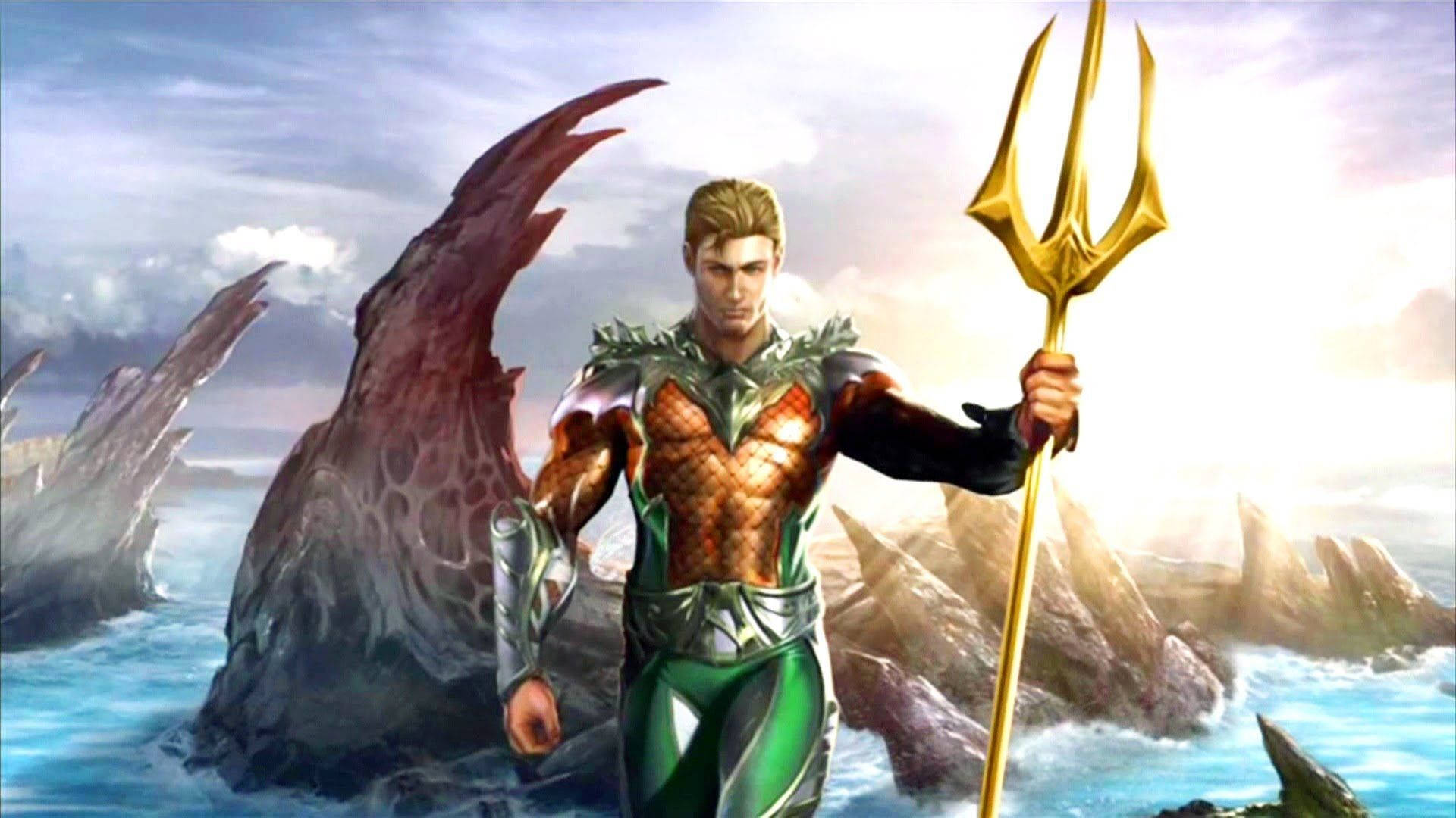 3d Comic Aquaman Background