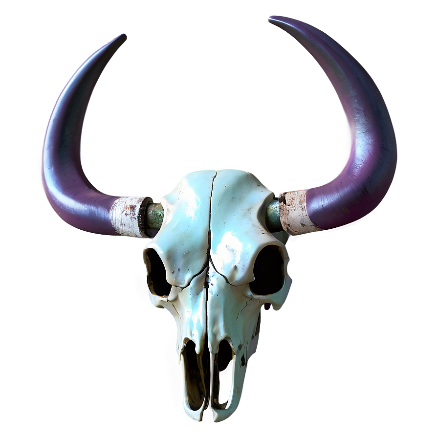 3d Cow Skull Model Png 06132024 PNG