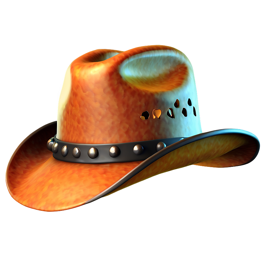 3d Cowboy Hat Transparent Png 05262024 PNG