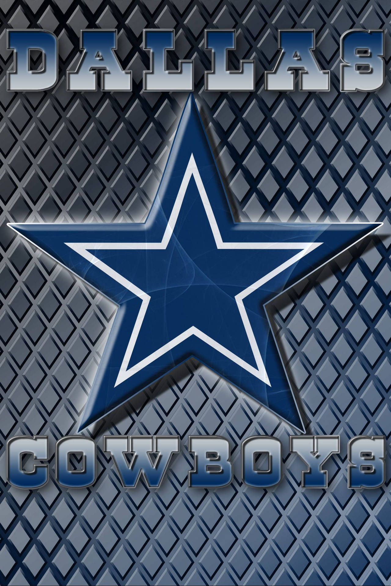 3D Dallas Cowboys Blue Star Wallpaper
