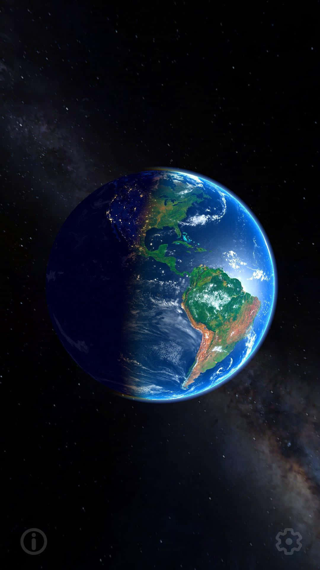 Spectacular 3D Earth Rendering Wallpaper