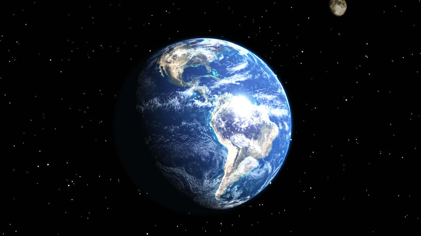 Stunning 3D Earth from Space Wallpaper