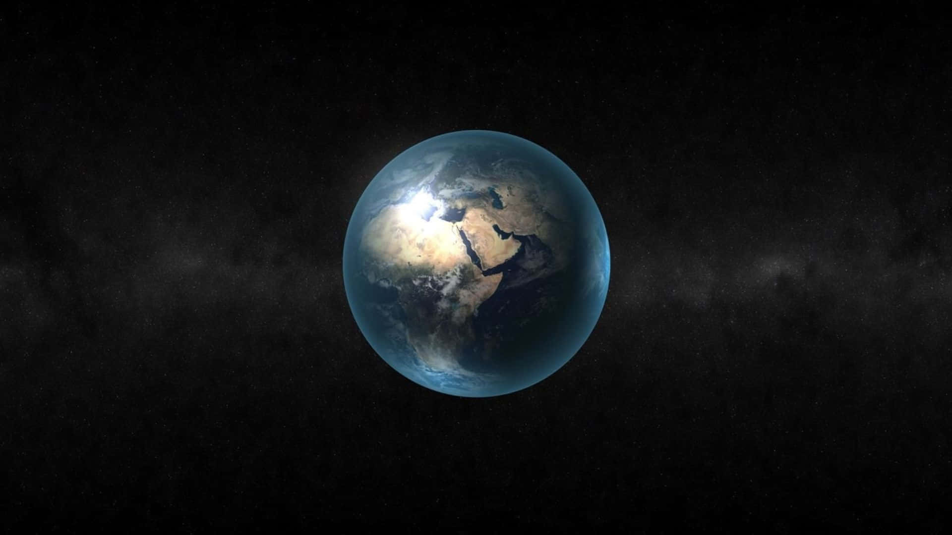 Majestic 3D Earth from Space Wallpaper