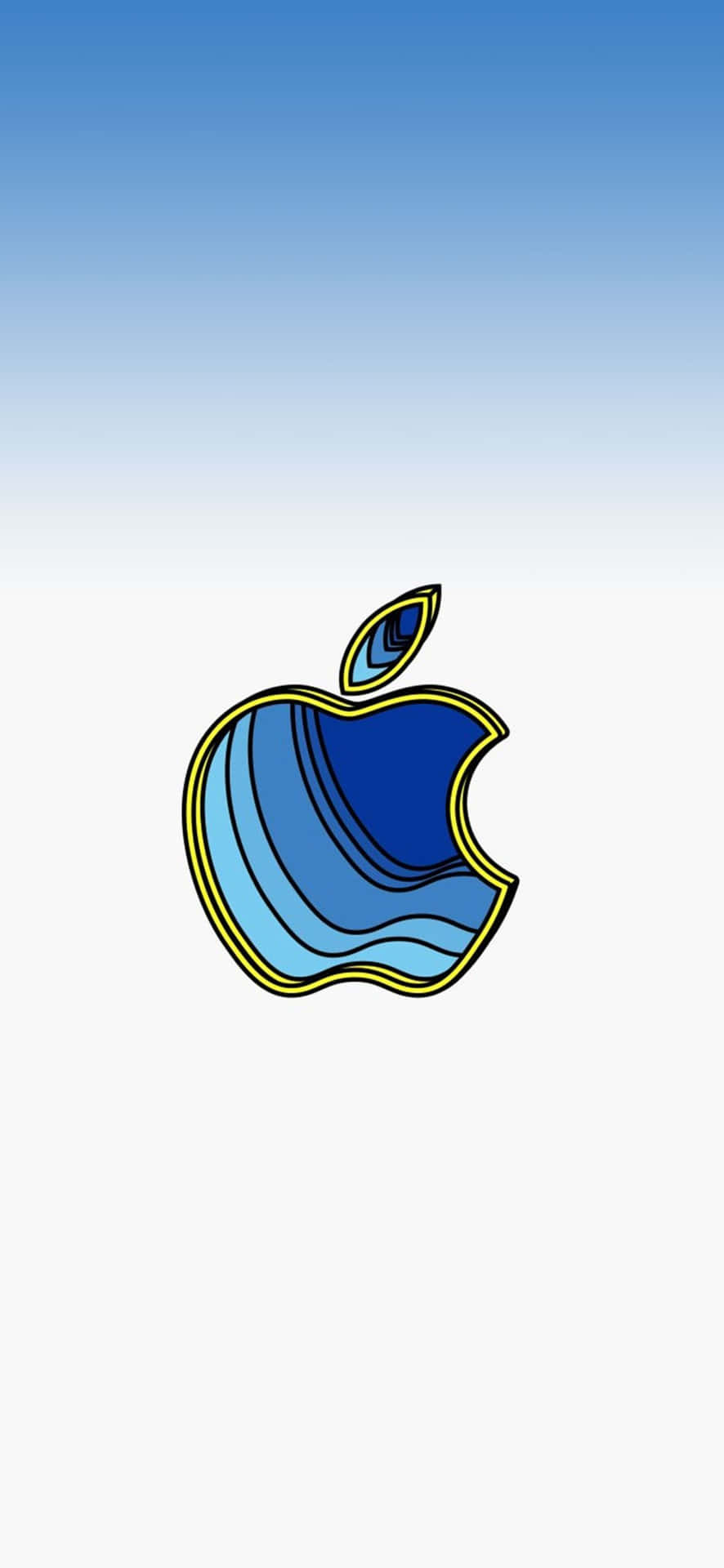 Logoefecto 3d Increíble Apple Hd Iphone Fondo de pantalla