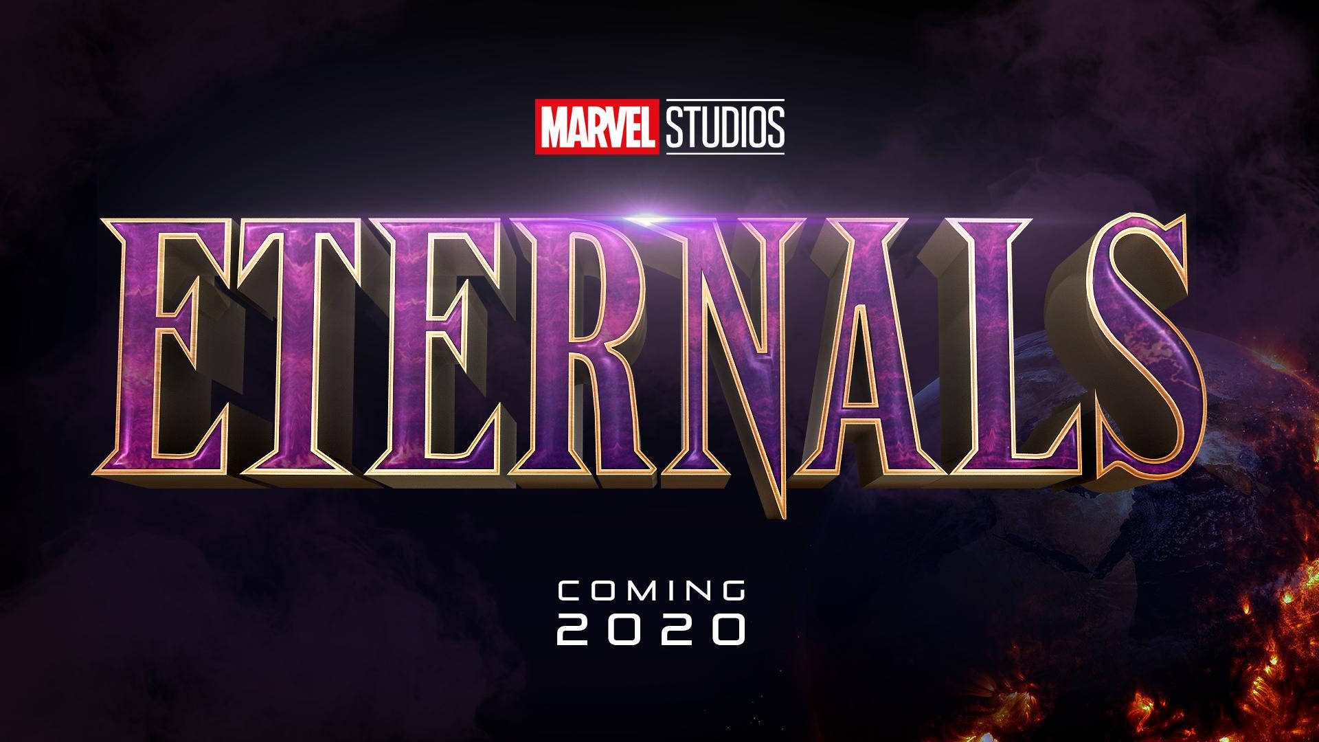 3D Eternals Logo Poster Wallpaper