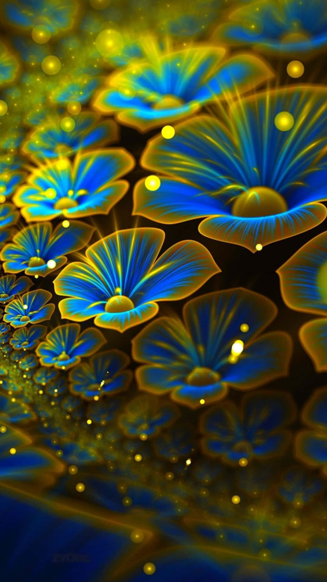 Stunning 3D Flower Close-Up Wallpaper