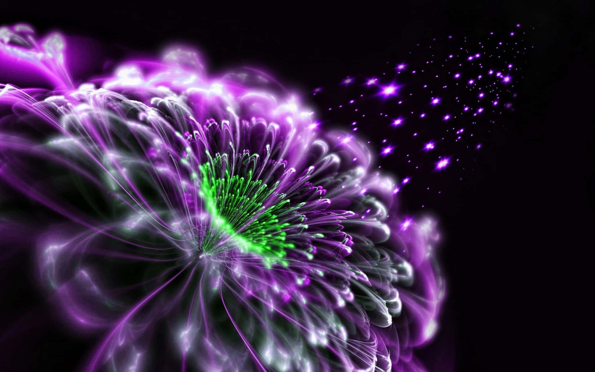 Exquisite 3D Flower in Full Bloom Wallpaper