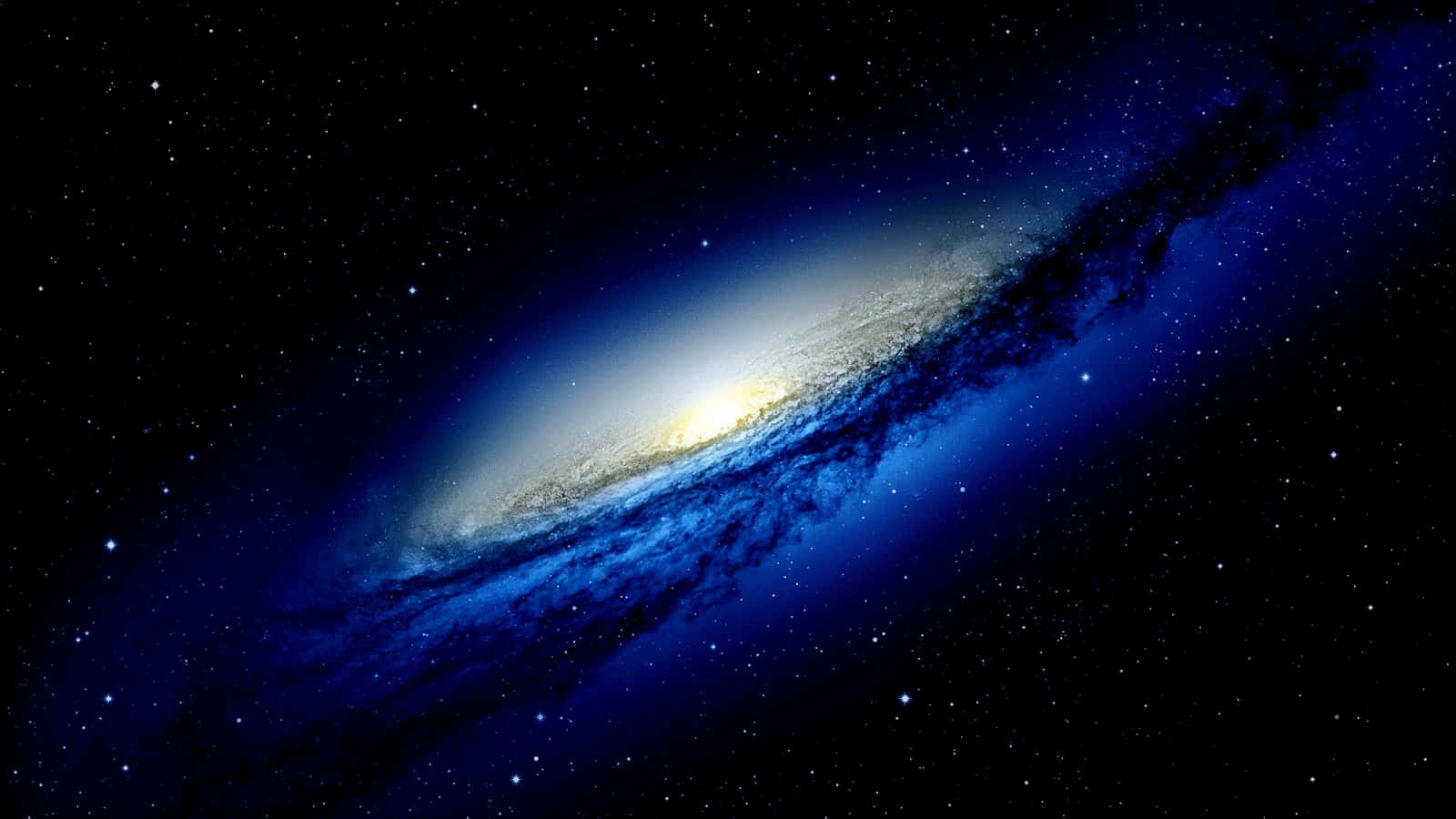 Galaxiaen 3d Misteriosa En La Luz Colorida. Fondo de pantalla