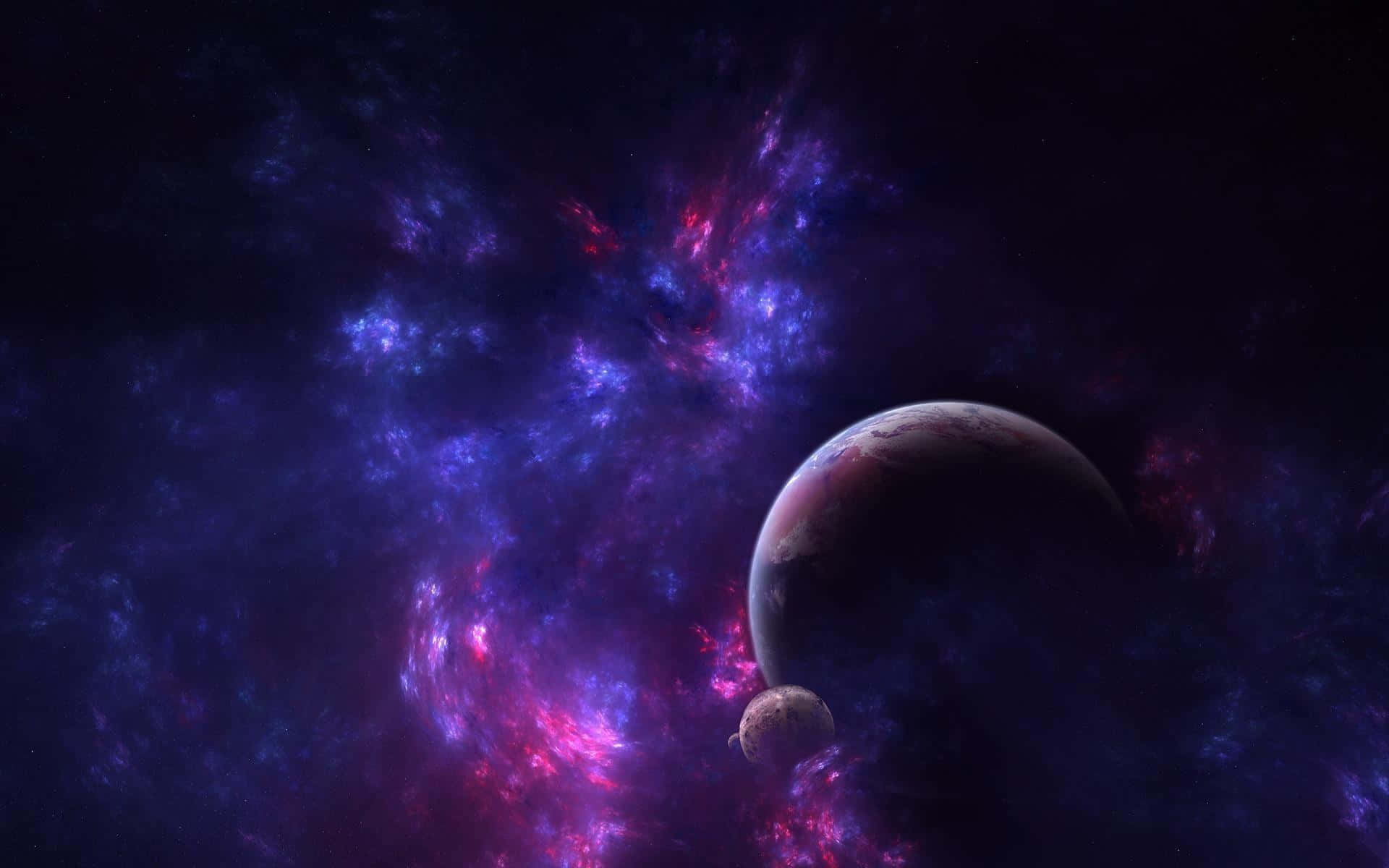 Impresionantevisualización En 3d De La Galaxia Fondo de pantalla