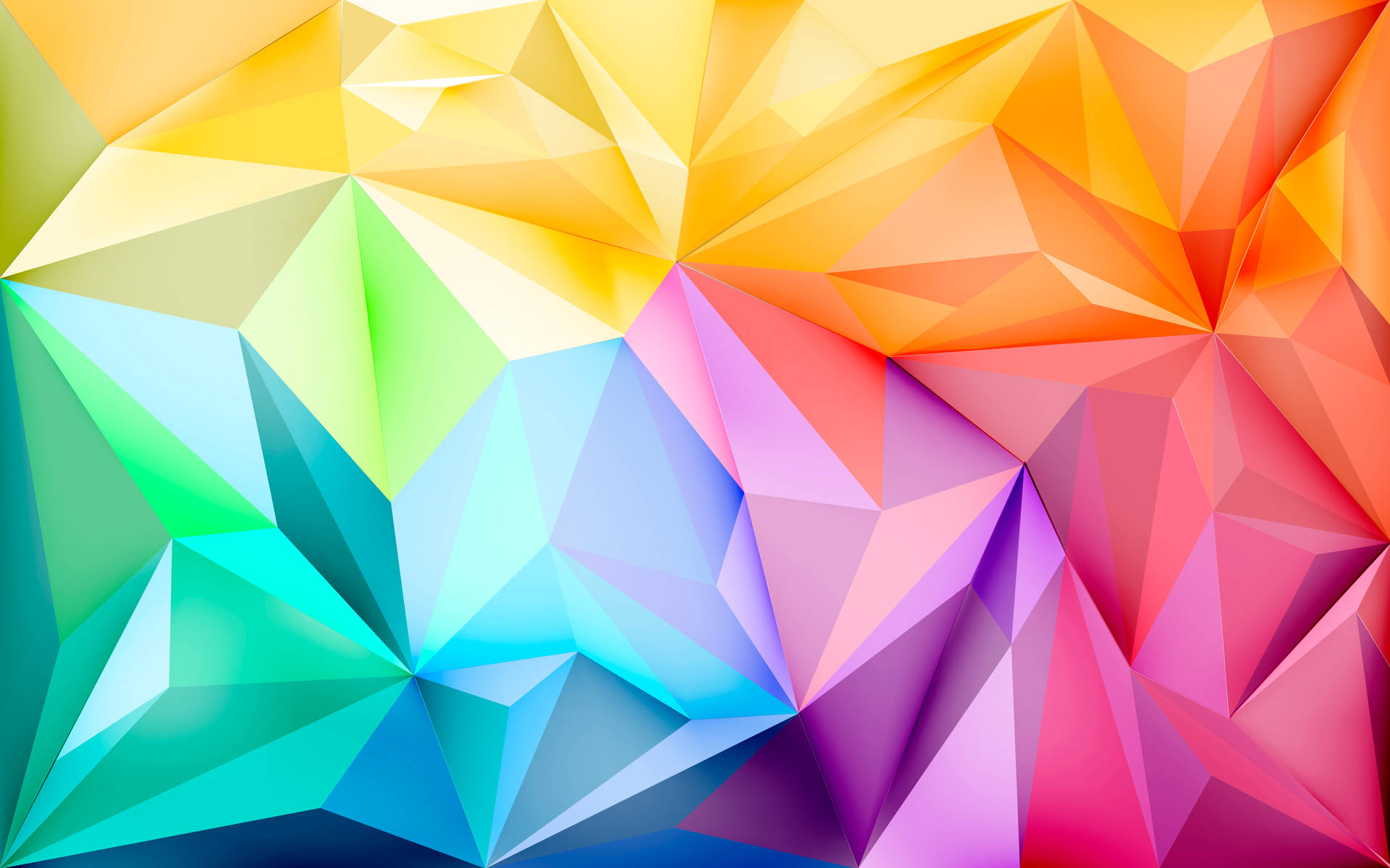 3d Geometric Graphic For Colorful Background Wallpaper