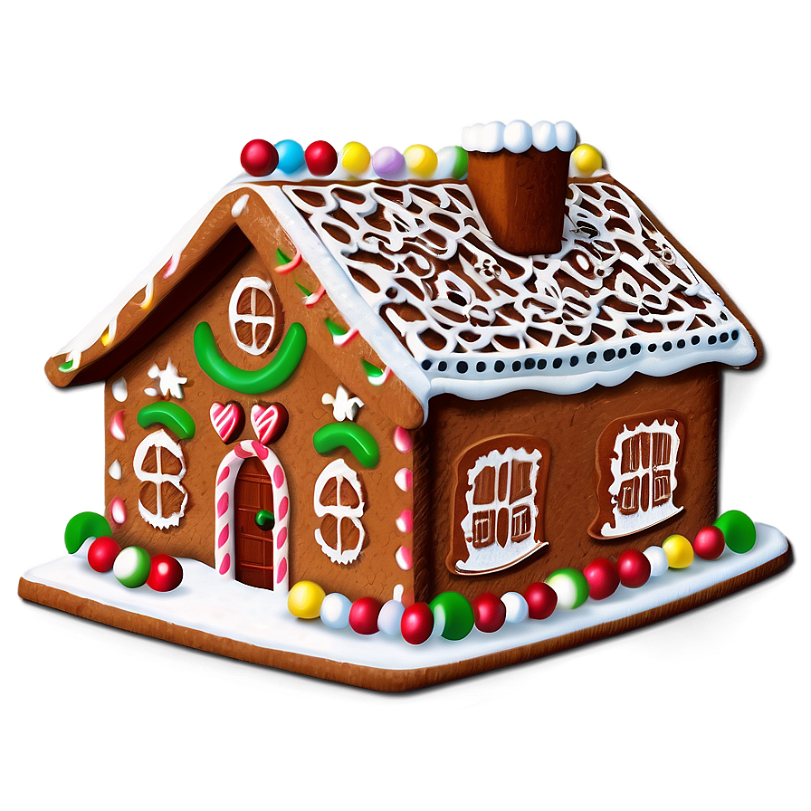 Download 3d Gingerbread House Png 05212024 | Wallpapers.com