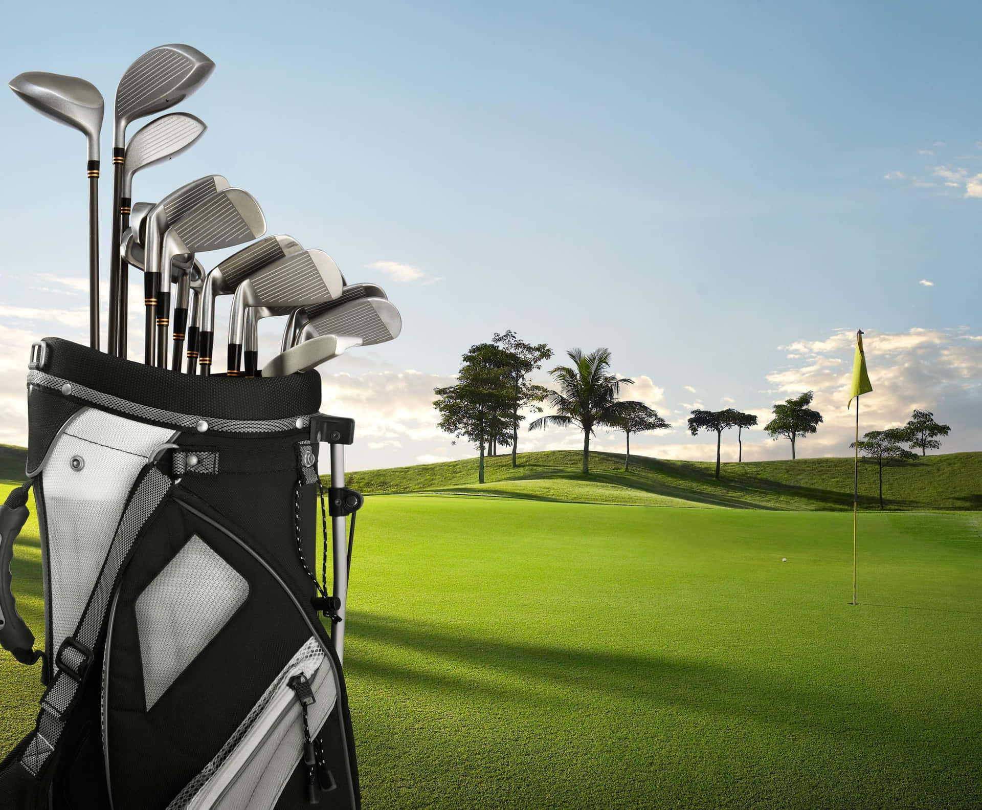 Image  Stunning 3D Golf Desktop Wallpaper Wallpaper