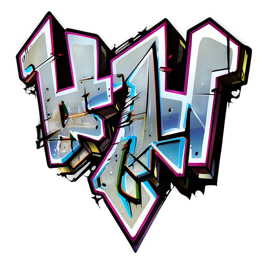 3d Graffiti Png 05032024 PNG