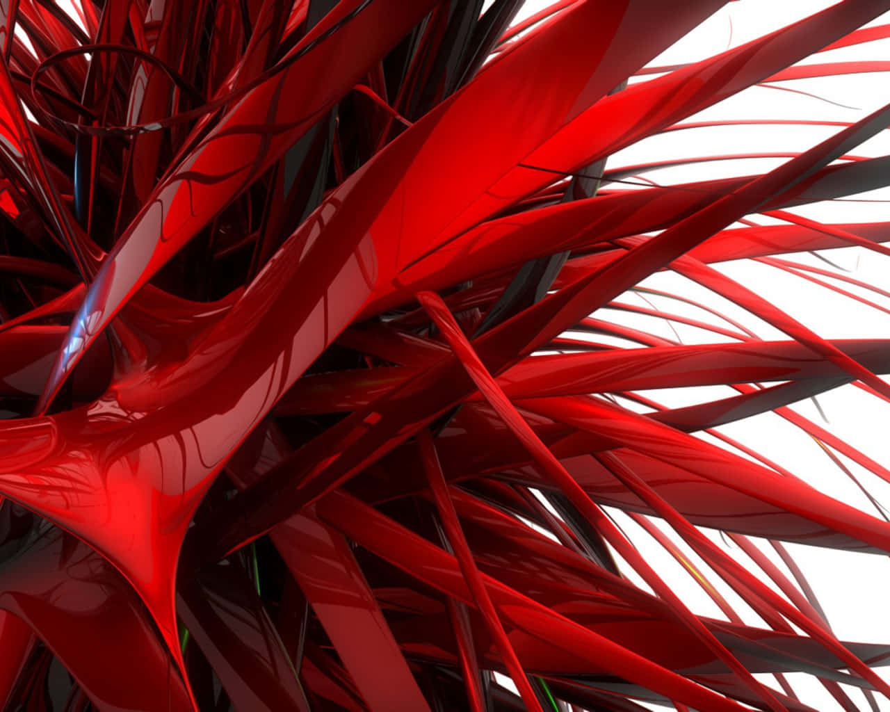 Colorful 3D Abstract Shapes Wallpaper