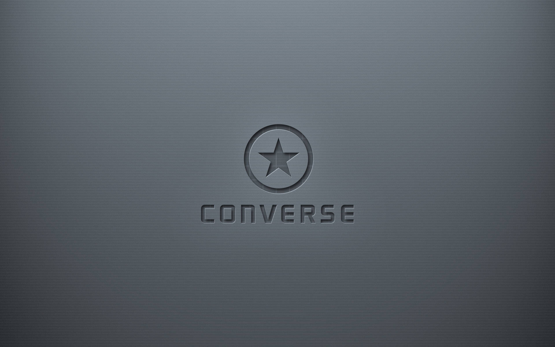 Logotipoconverse 3d Em Cinza Papel de Parede