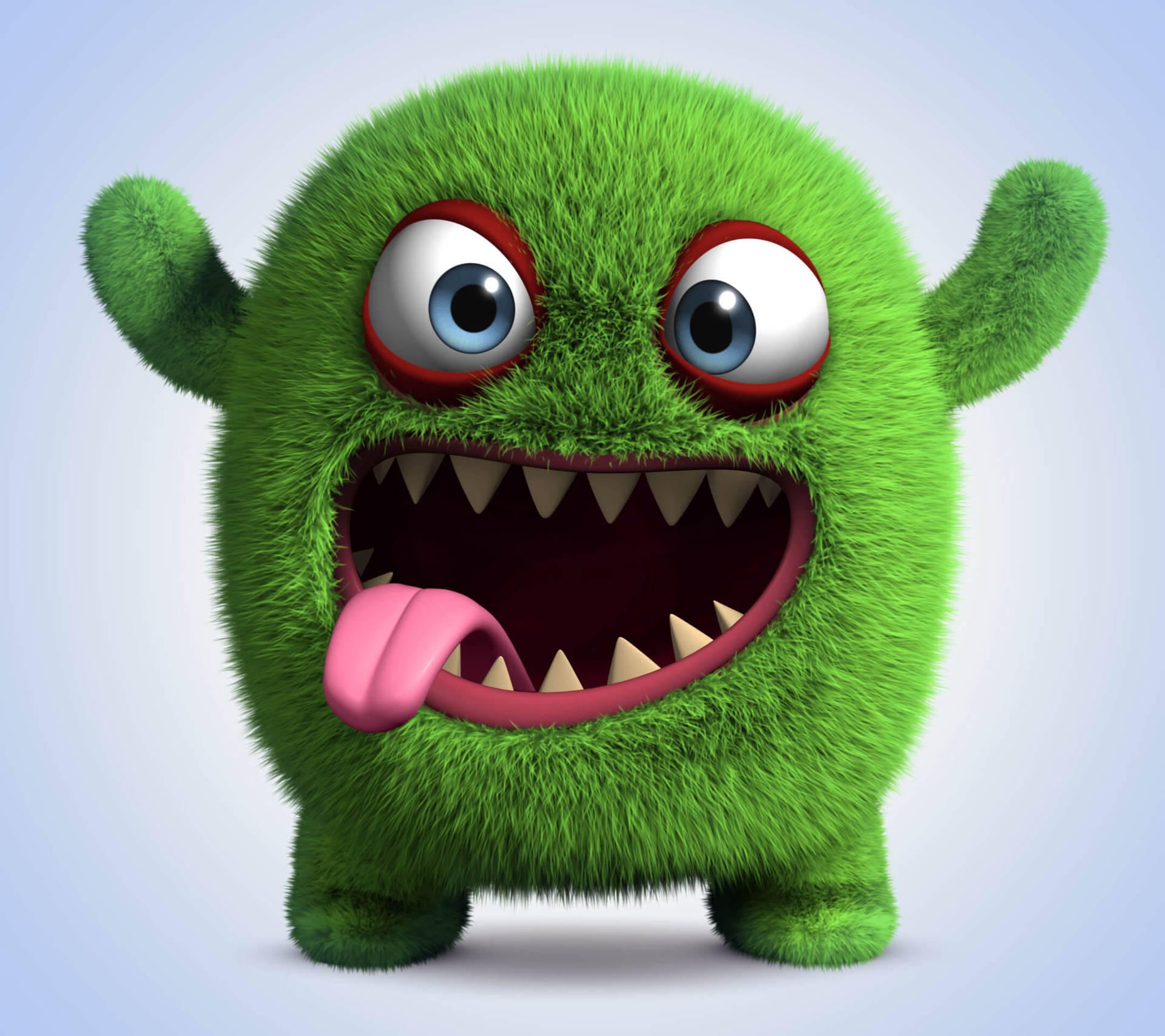 3d Green Monster Image