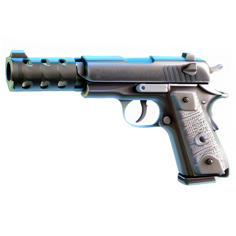 3d Gun Transparent Png 05252024 PNG