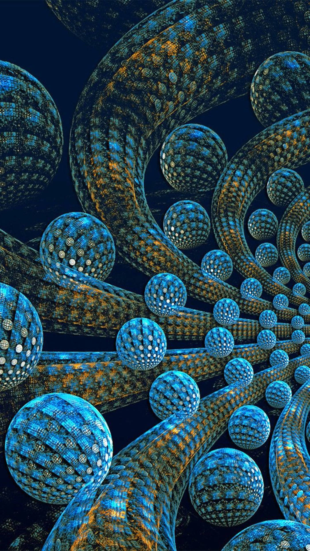 3d Hd Abstract Spheres Wallpaper