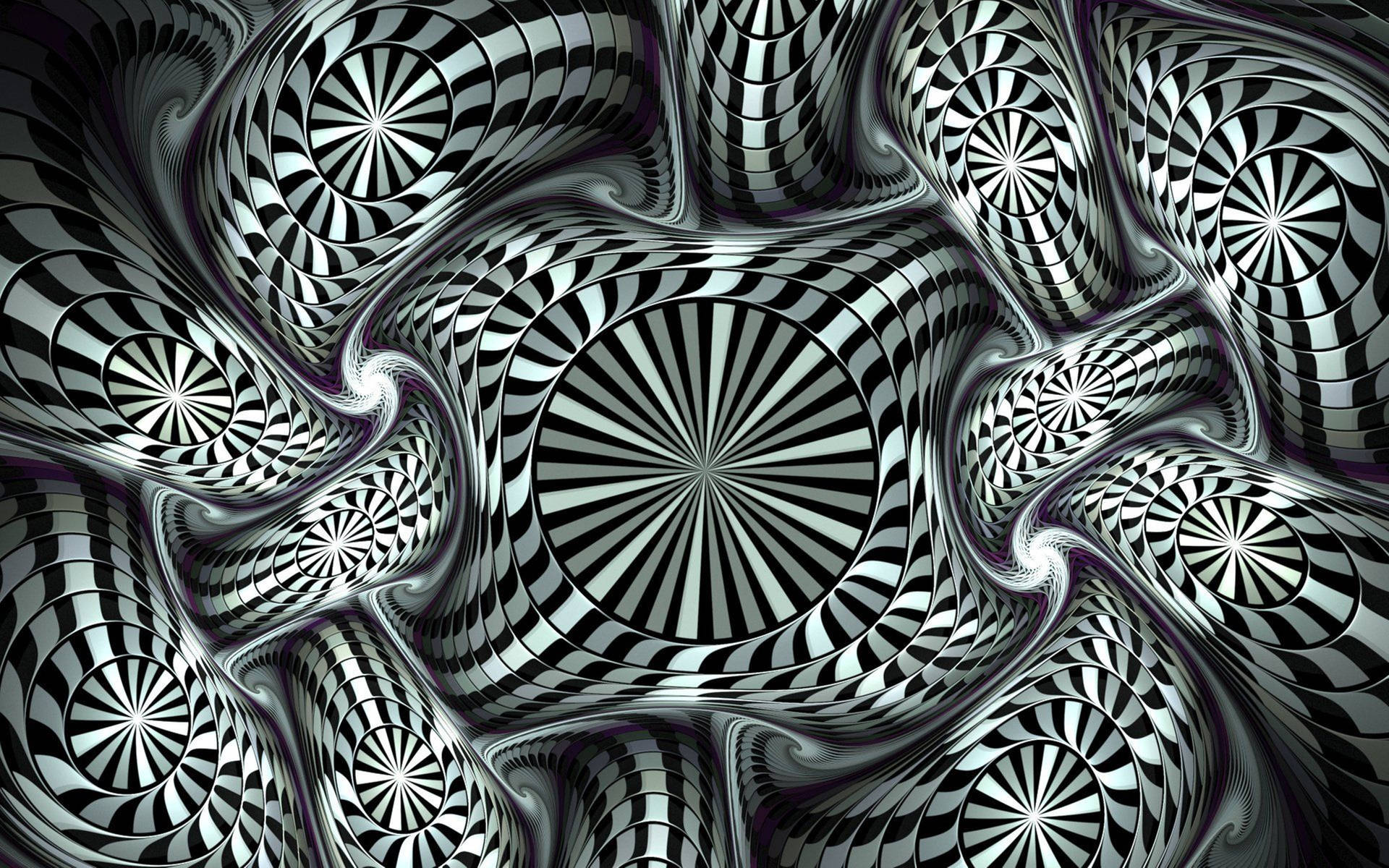 3d Hd Zebra Stripes Optical Illusion Wallpaper