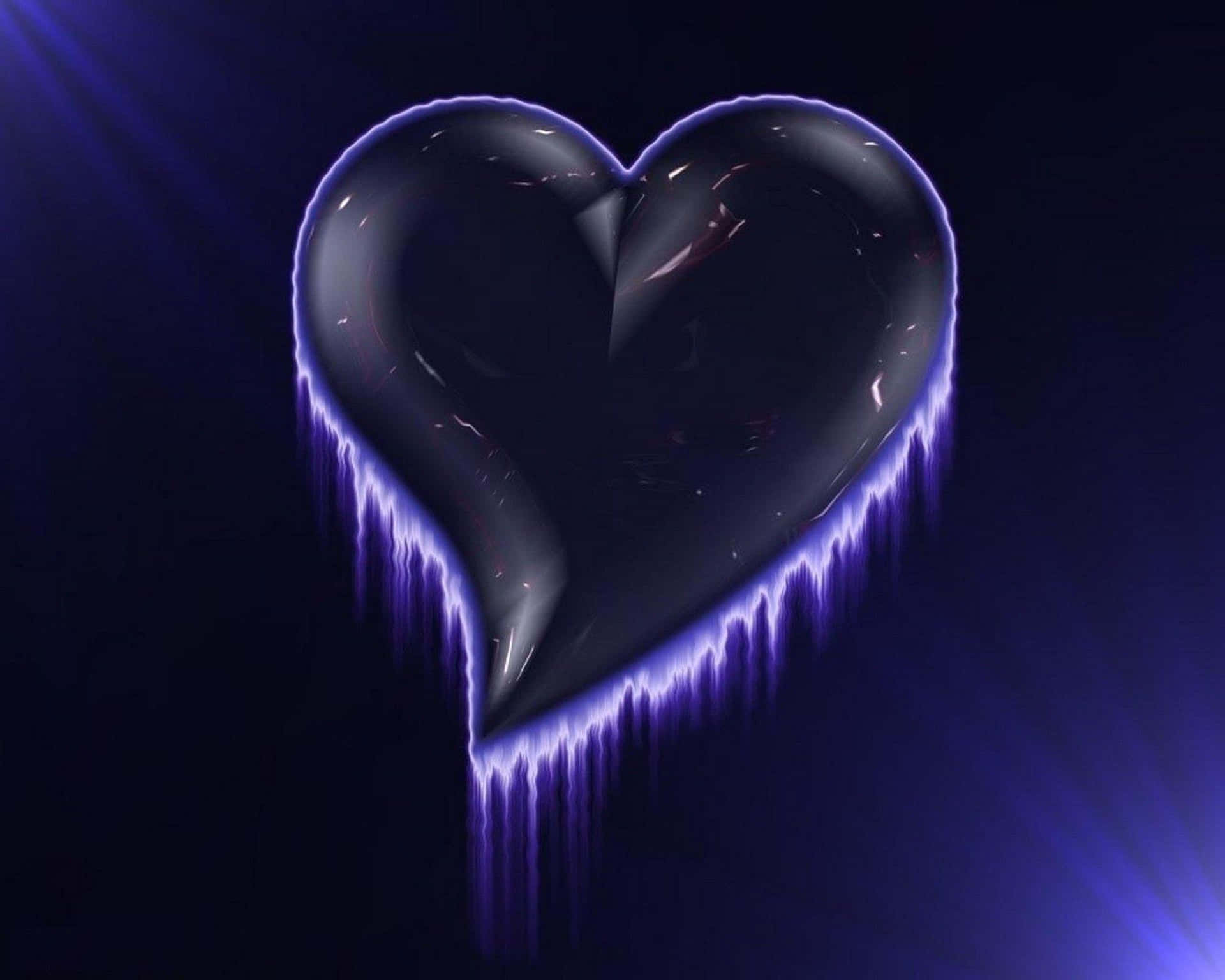 Ilustraciónen 3d De Un Corazón: Símbolo De Amor Y Vida Fondo de pantalla