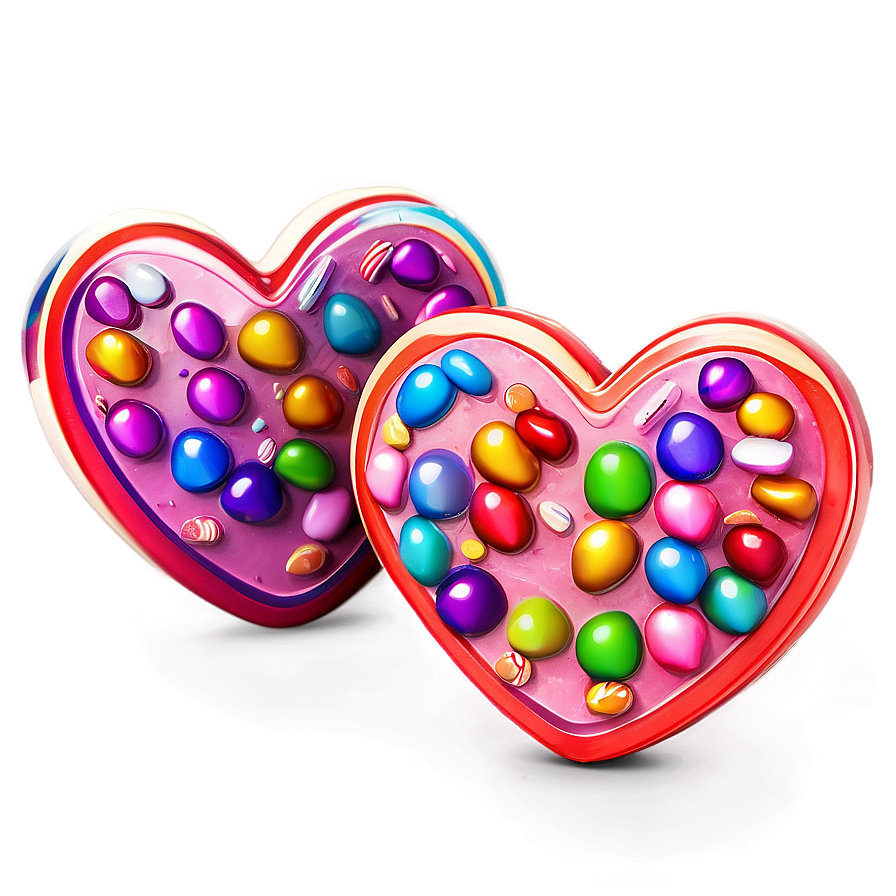 Download 3d Heart Candy Png 53