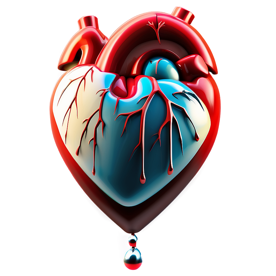 3d Heart Clipart Png Iiw79 PNG