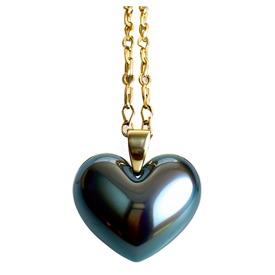 3d Heart Pendant Png 05252024 PNG